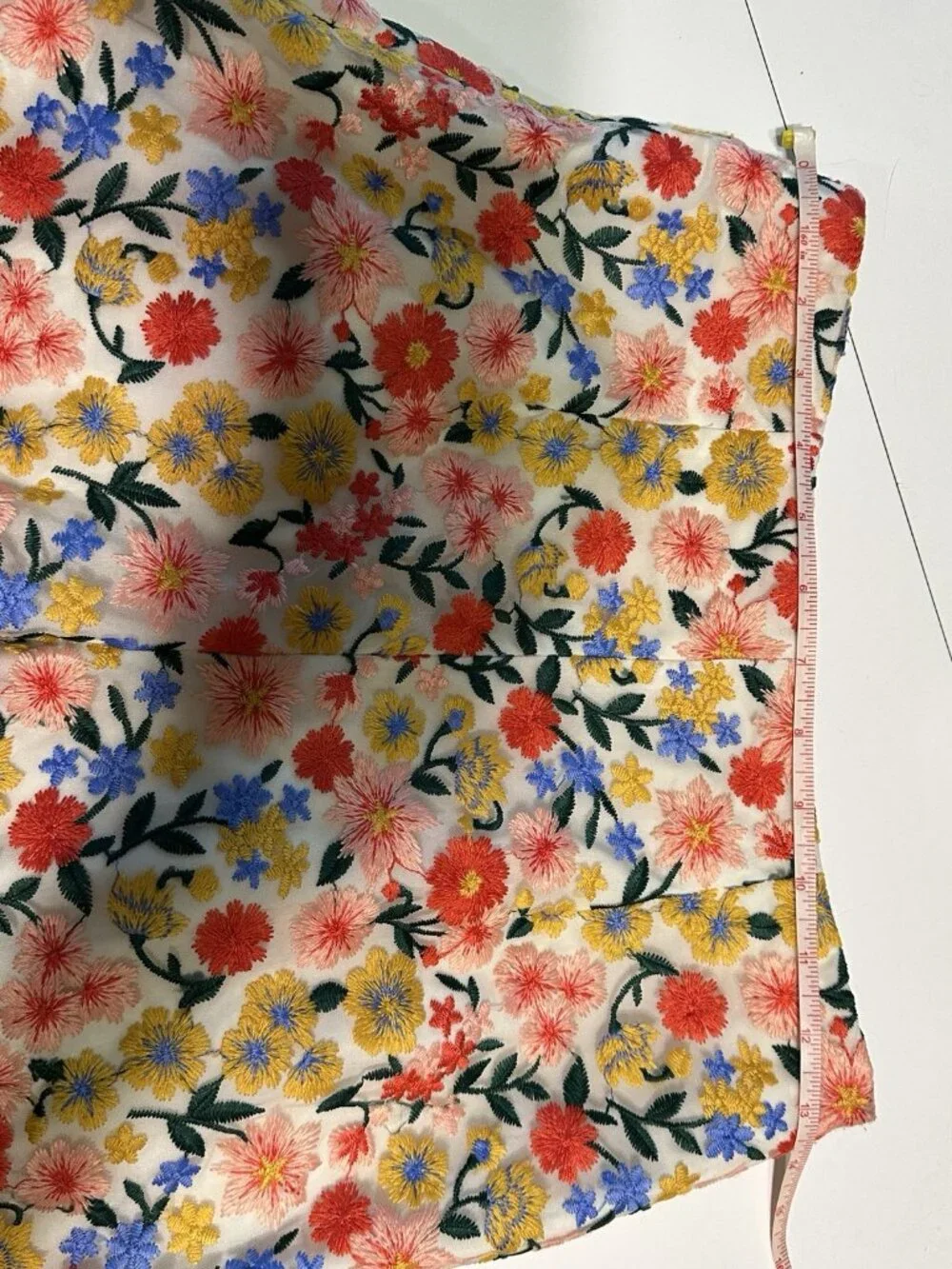 Antonio Melani  Woman Sz 4 Dress Pants Nellya Floral Embroidered Wide Leg Boho